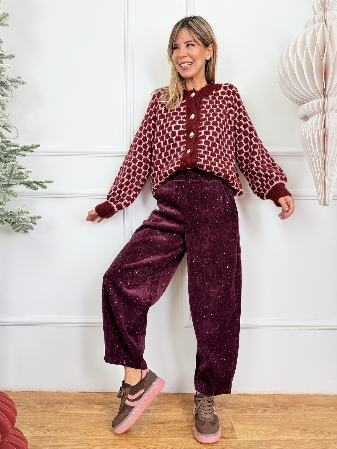 Shyla Cardigan 31935 Wine 3