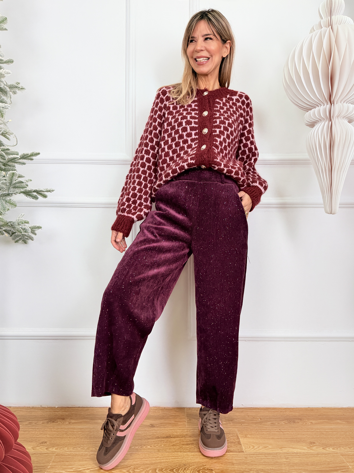 Shyla Cardigan 31935 Wine 2