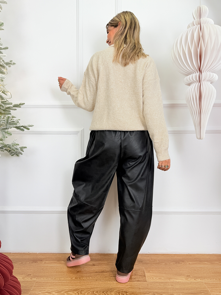 PLUS SIZE Aislinn Pants 6280 Black 3