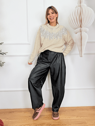 PLUS SIZE Aislinn Pants 6280 Black