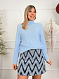 Jazzlyn Sweater BJ003 Light Blue - thumbnail 2