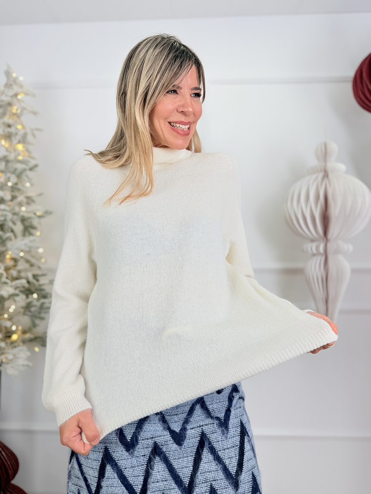 Jazzlyn Sweater BJ003 White 1