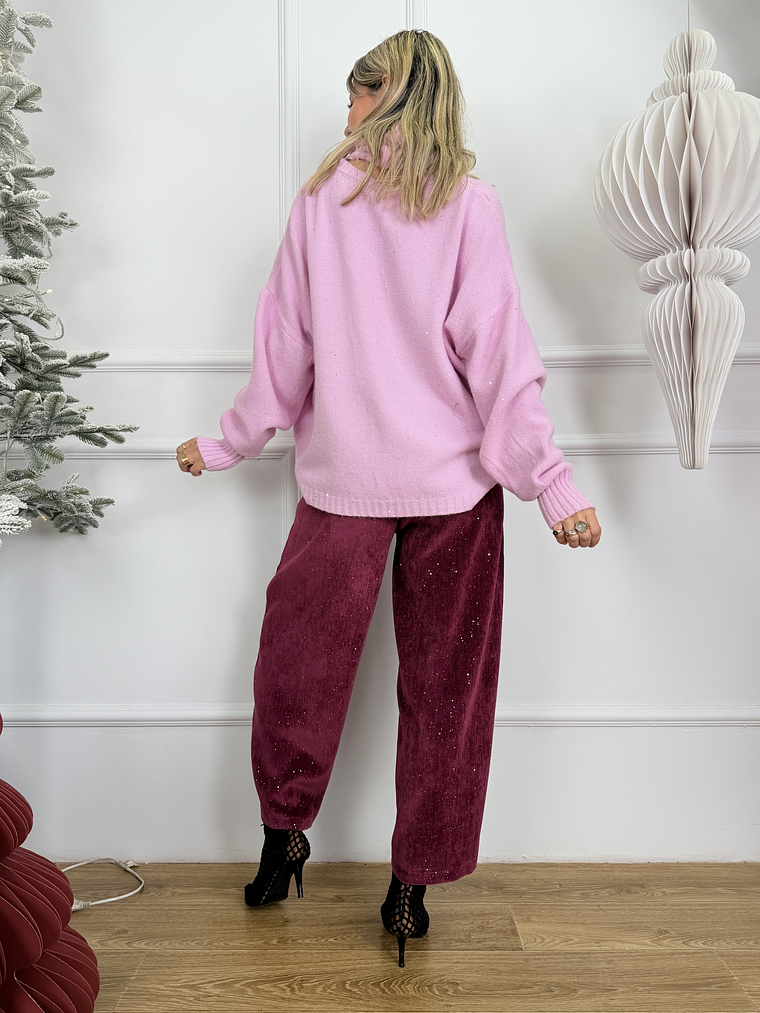 Ryder Sweater ART511 Cotton Candy Pink 3