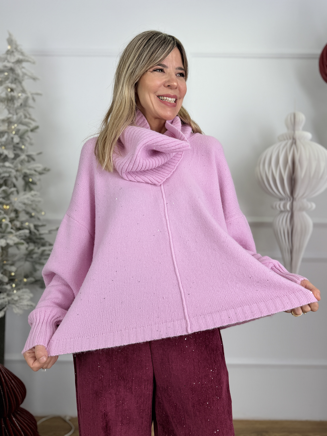 Ryder Sweater ART511 Cotton Candy Pink 1
