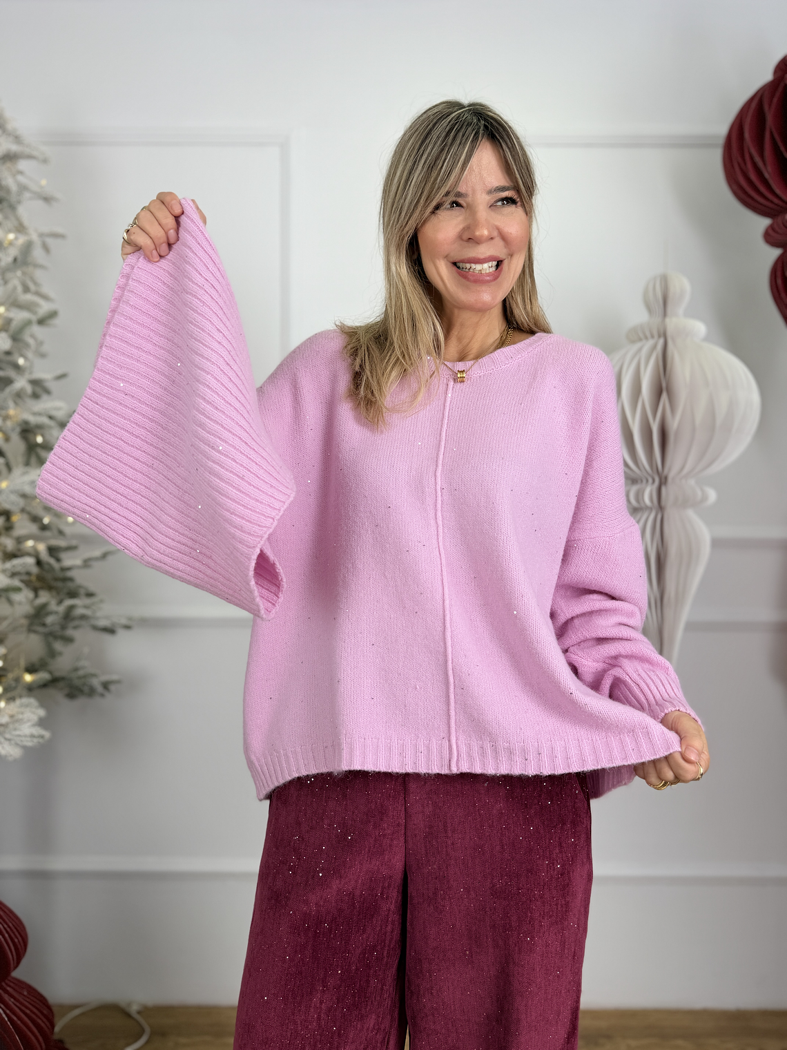 Ryder Sweater ART511 Cotton Candy Pink 2