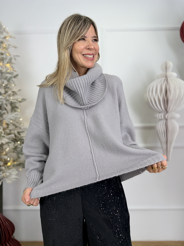 Ryder Sweater ART511 Silver Grey 1