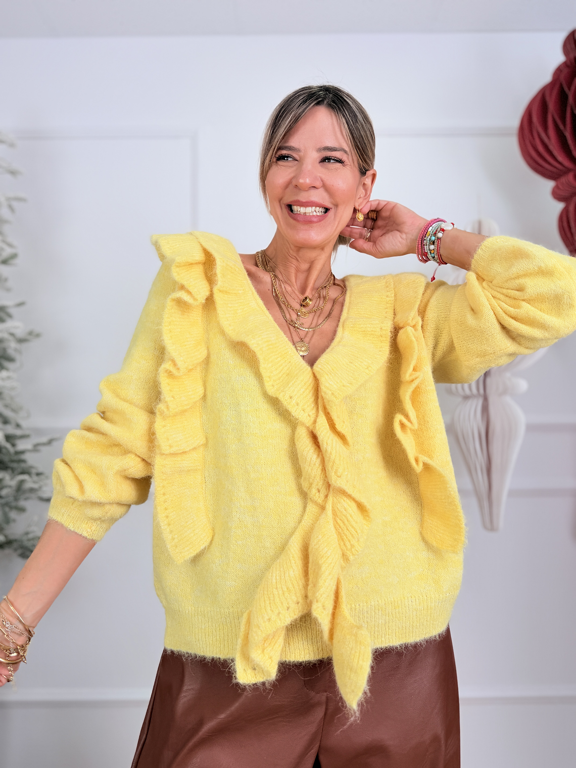 Aisha Knit 10071 Banana  1