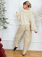 PLUS SIZE Aislinn Pants 6280 Antique White - thumbnail 3