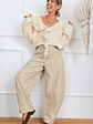PLUS SIZE Aislinn Pants 6280 Antique White - thumbnail 2