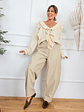 PLUS SIZE Aislinn Pants 6280 Antique White - thumbnail 1