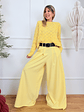 Liam Palazzo Pants 190115 Banana Cream - thumbnail 1