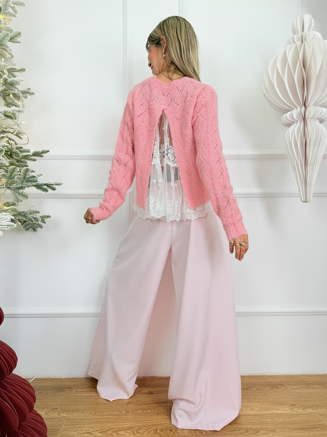 Liam Palazzo Pants 190115 Cherry Blossom Pink 2