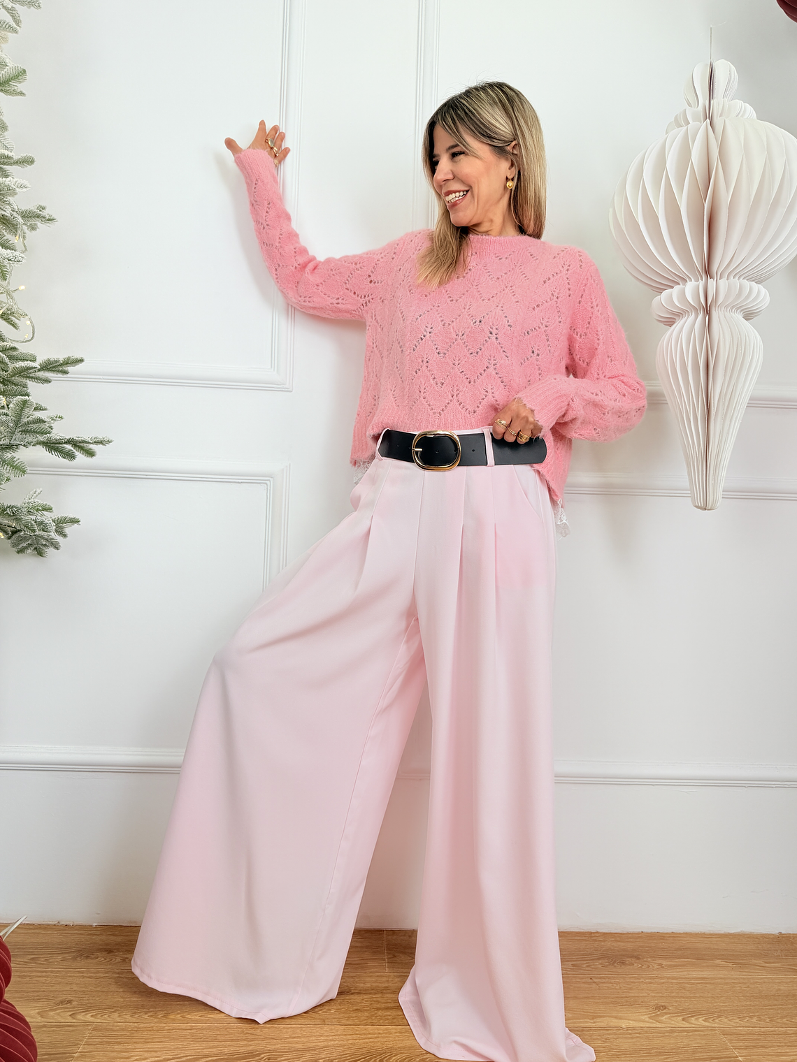 Liam Palazzo Pants 190115 Cherry Blossom Pink 3