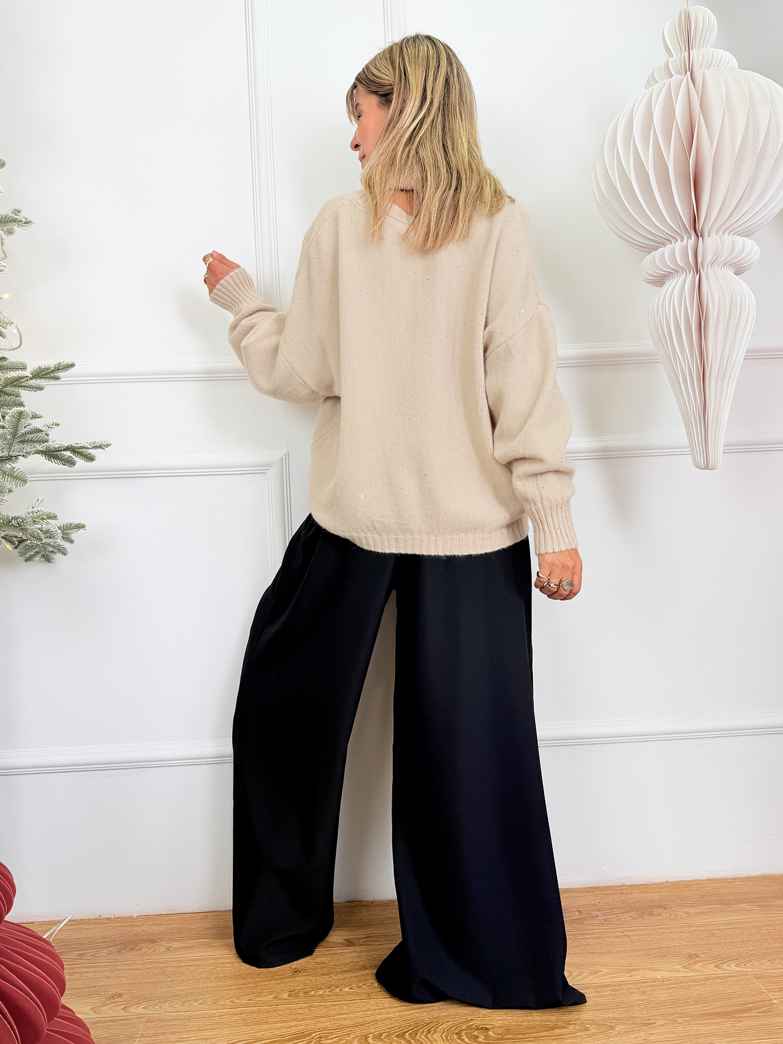 Liam Palazzo Pants 190115 Black 3