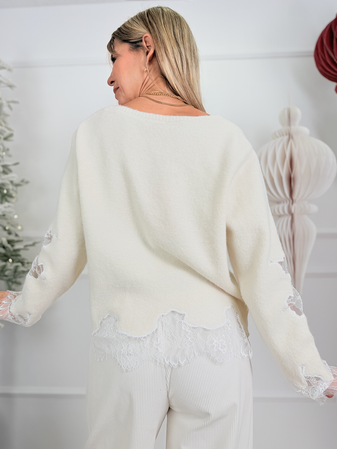 Jayden Sweater 255370 Antique White 2