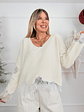 Jayden Sweater 255370 Antique White - thumbnail 1