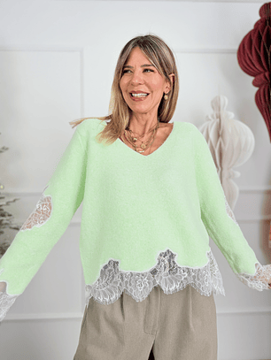 Jayden Sweater 255370 Tea Green