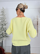 El V neck sweater BJ078 Banana - thumbnail 3