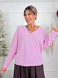 El V neck sweater BJ078 Bombon - thumbnail 2