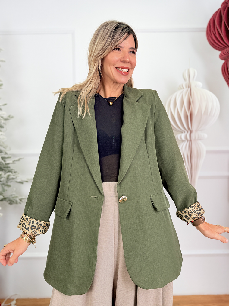 Jacqueline Blazer 80665 Chaki 1