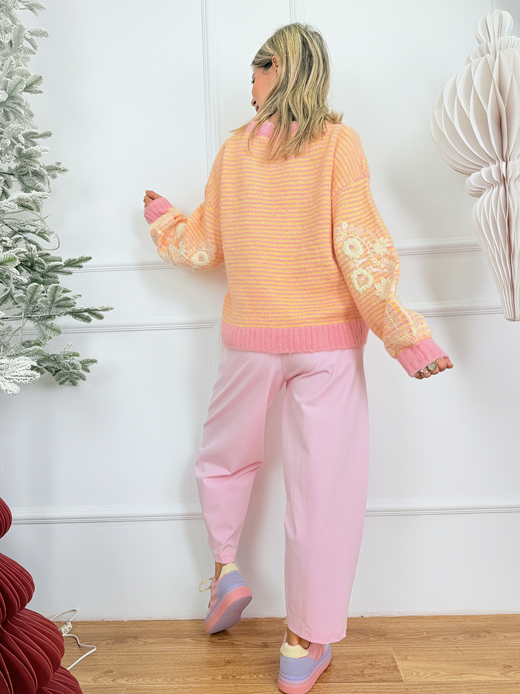 Leon Pants P66846 Cherry Blossom Pink 2