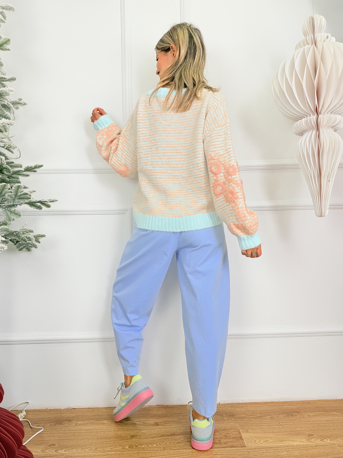 Leon Pants P66846 Icy Blue  3