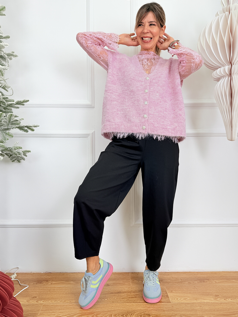 Maha Blouses 8321 Pink  3