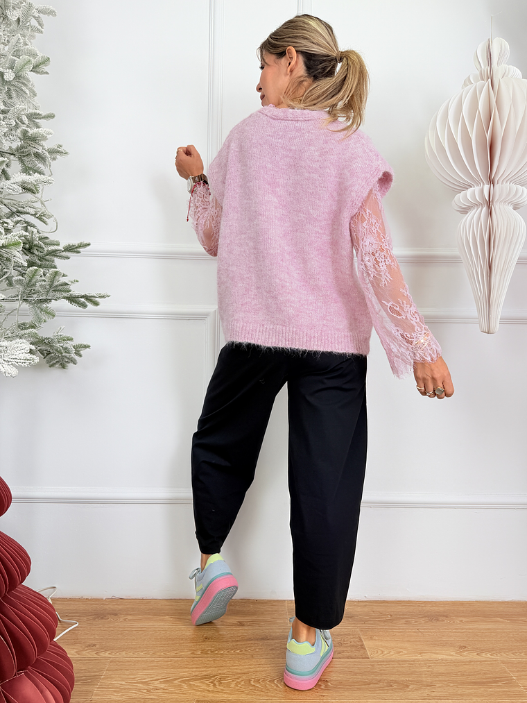 Maha Blouses 8321 Pink  4