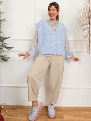 Leon Pants P66846 Sand