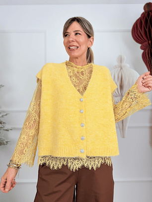 Maha Blouses 8321 Yellow 