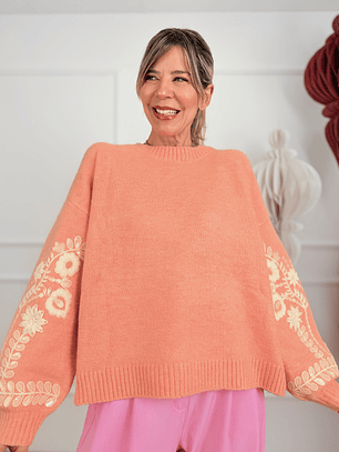 Ridge Sweater 8278 Light Salmon