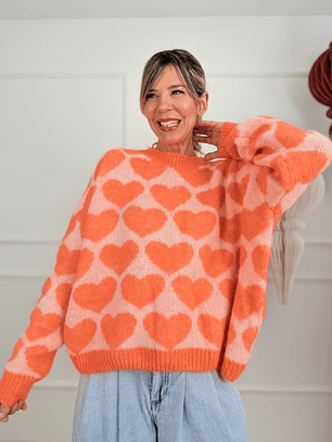 Penny Sweater 7207 Neon Orange