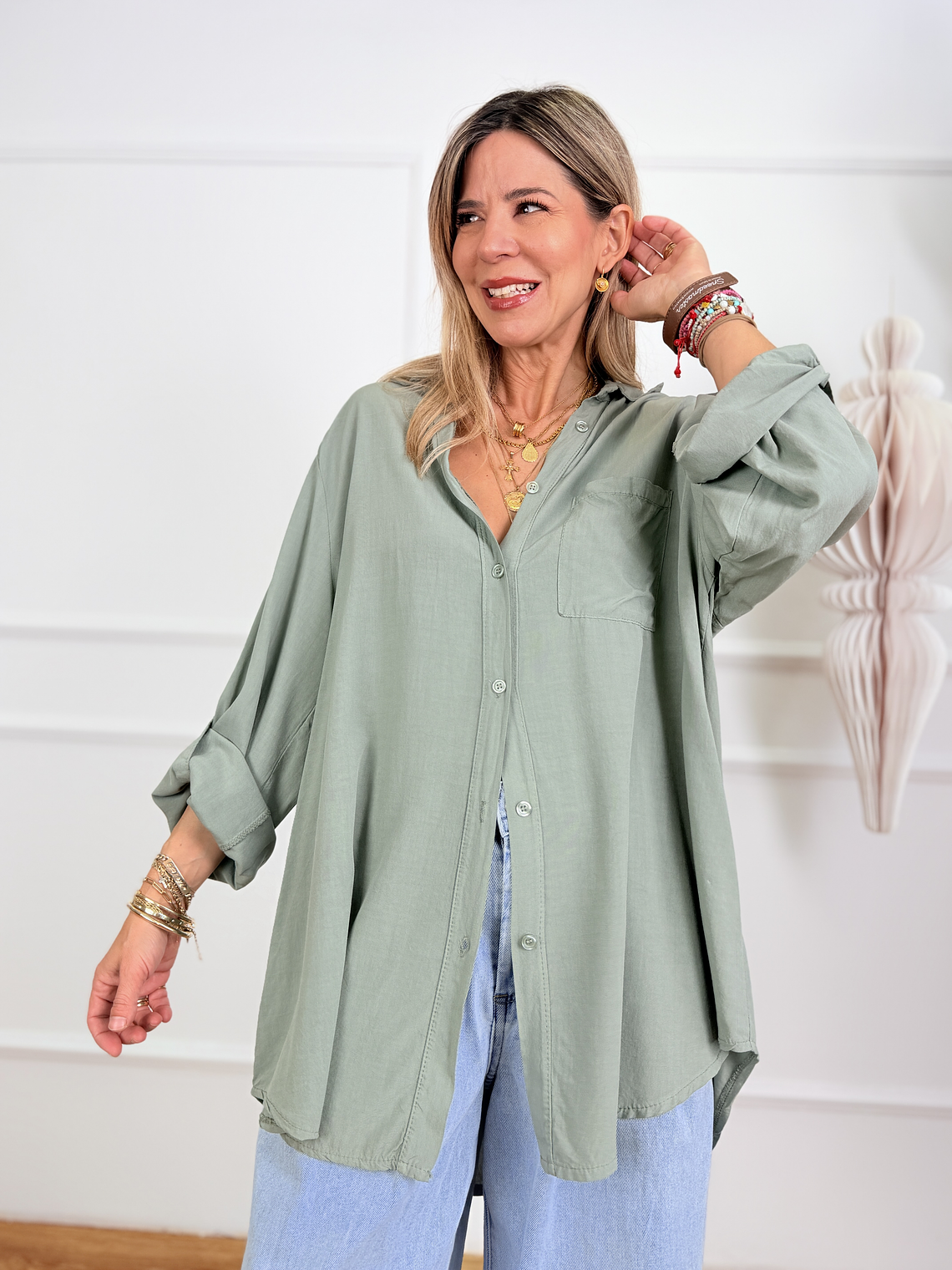 17216 Shirt CHAKI  1