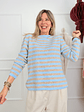 Cheshire Sweater 1002 Pourou/ Cyan - thumbnail 1