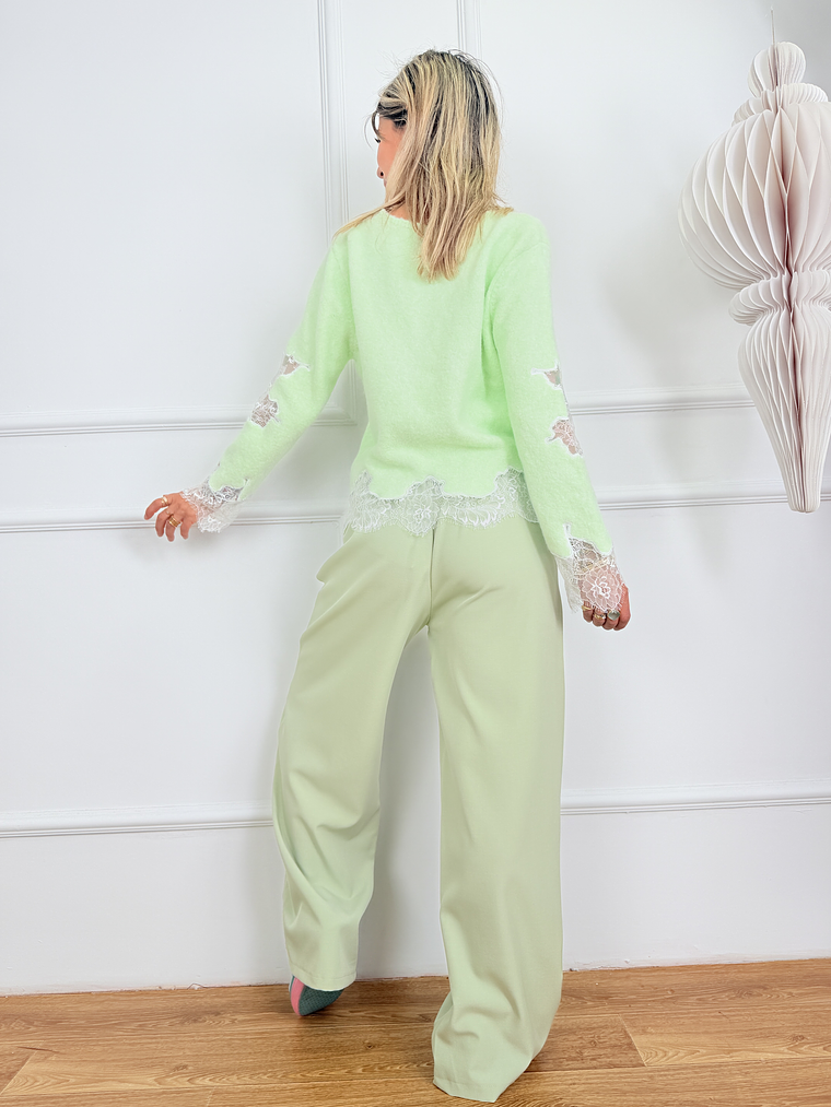 Colton Pants 7593 Tea Green 3