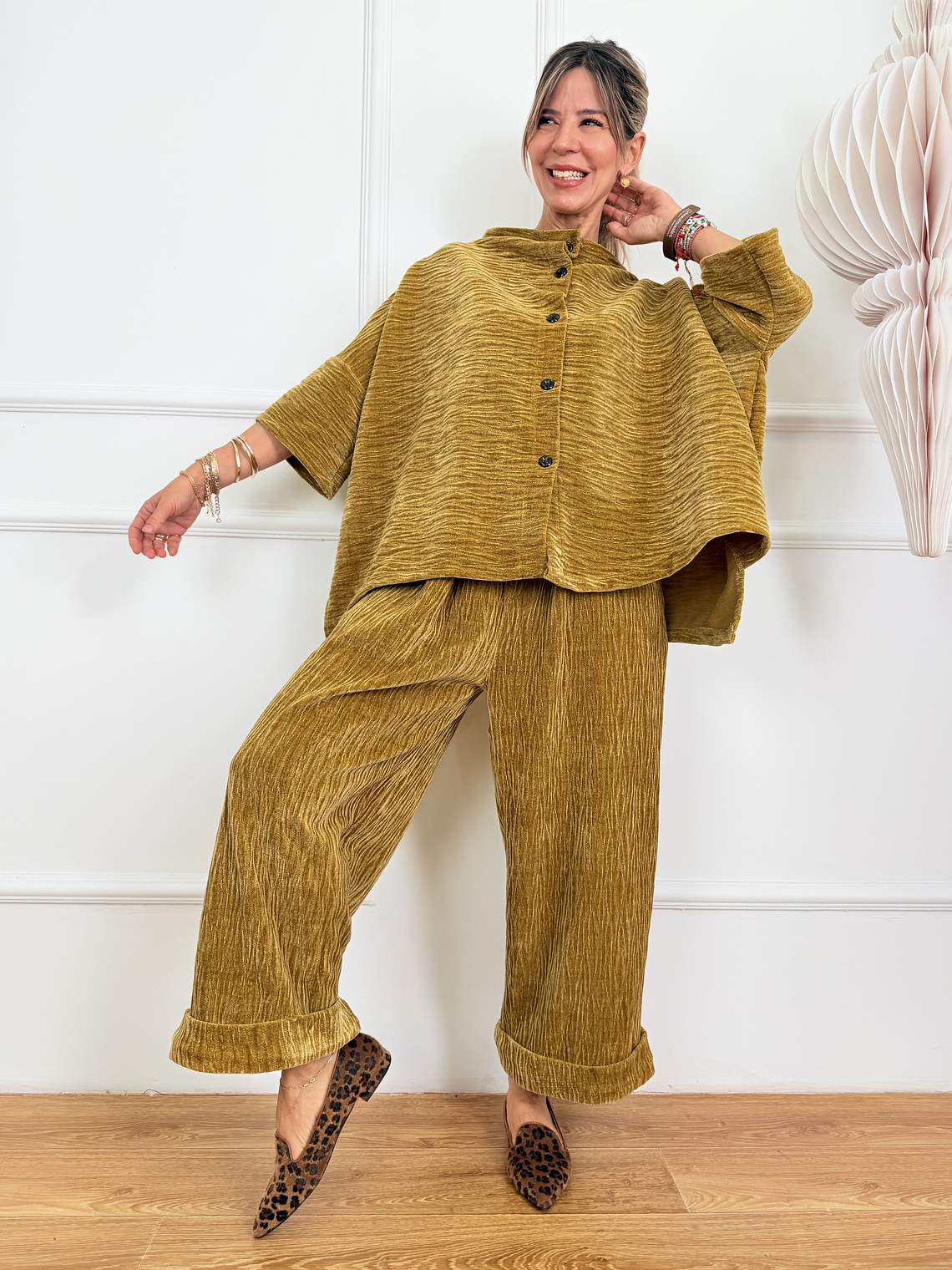 Kabir Pants 9592 Mustard 2