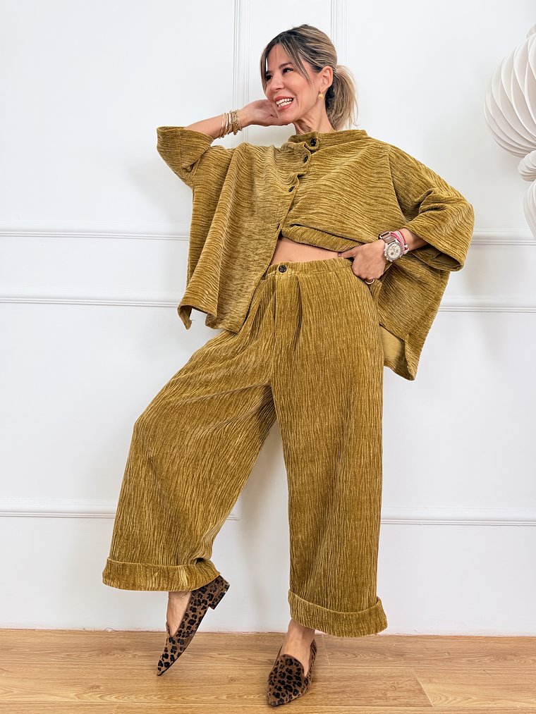 Ishaan Cardigan 9591 Mustard 3