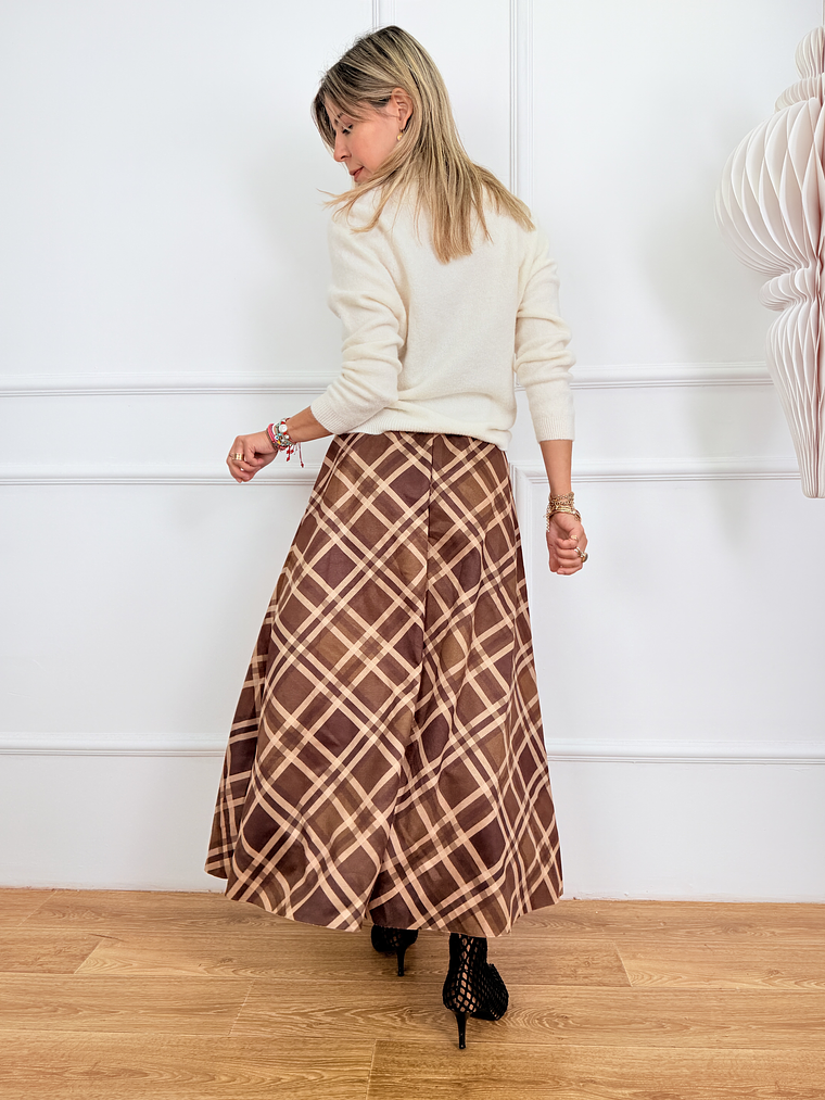 The Scott Skirt 6535 Choco 2