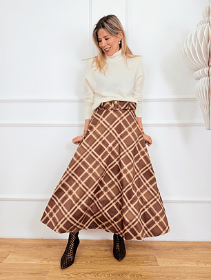 The Scott Skirt 6535 Choco