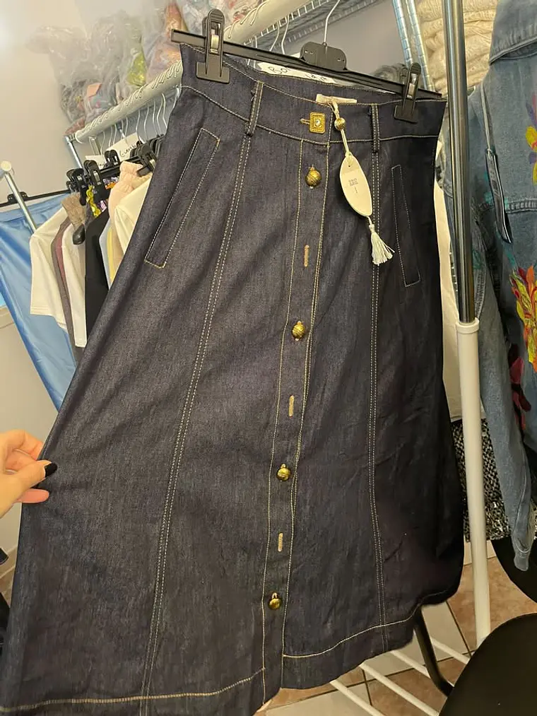 Femme Chic Jean Skirt DL30162 1