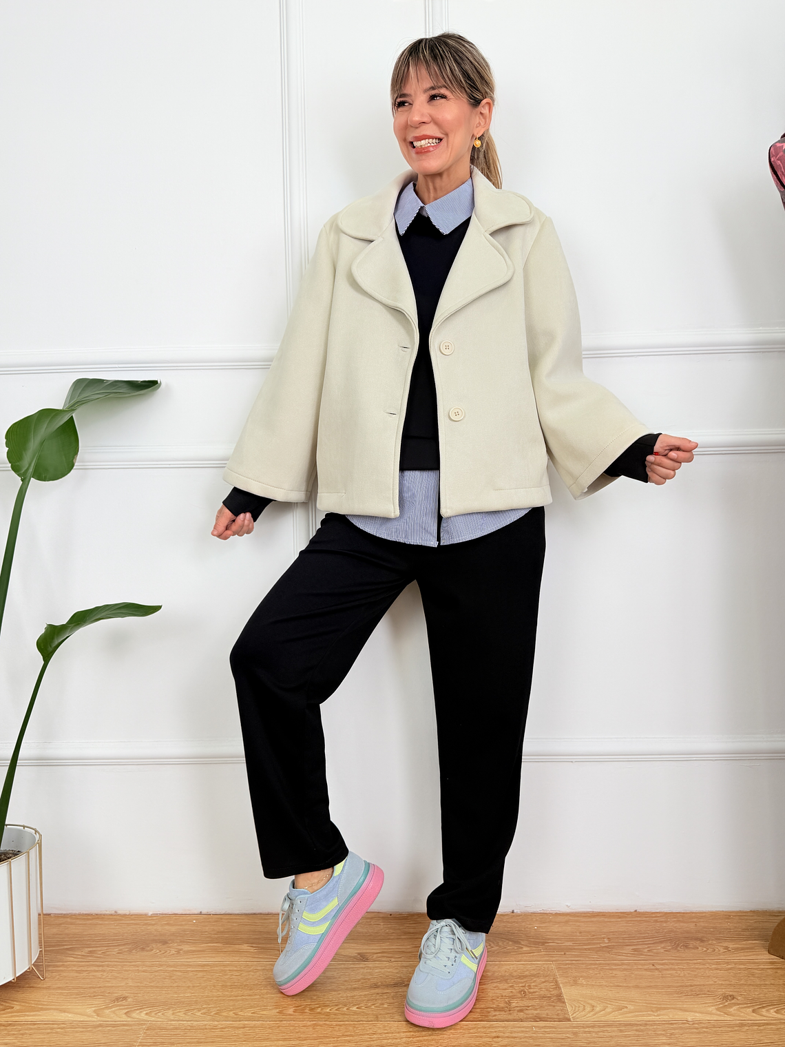 Classique Coat 5307 Ivory  2