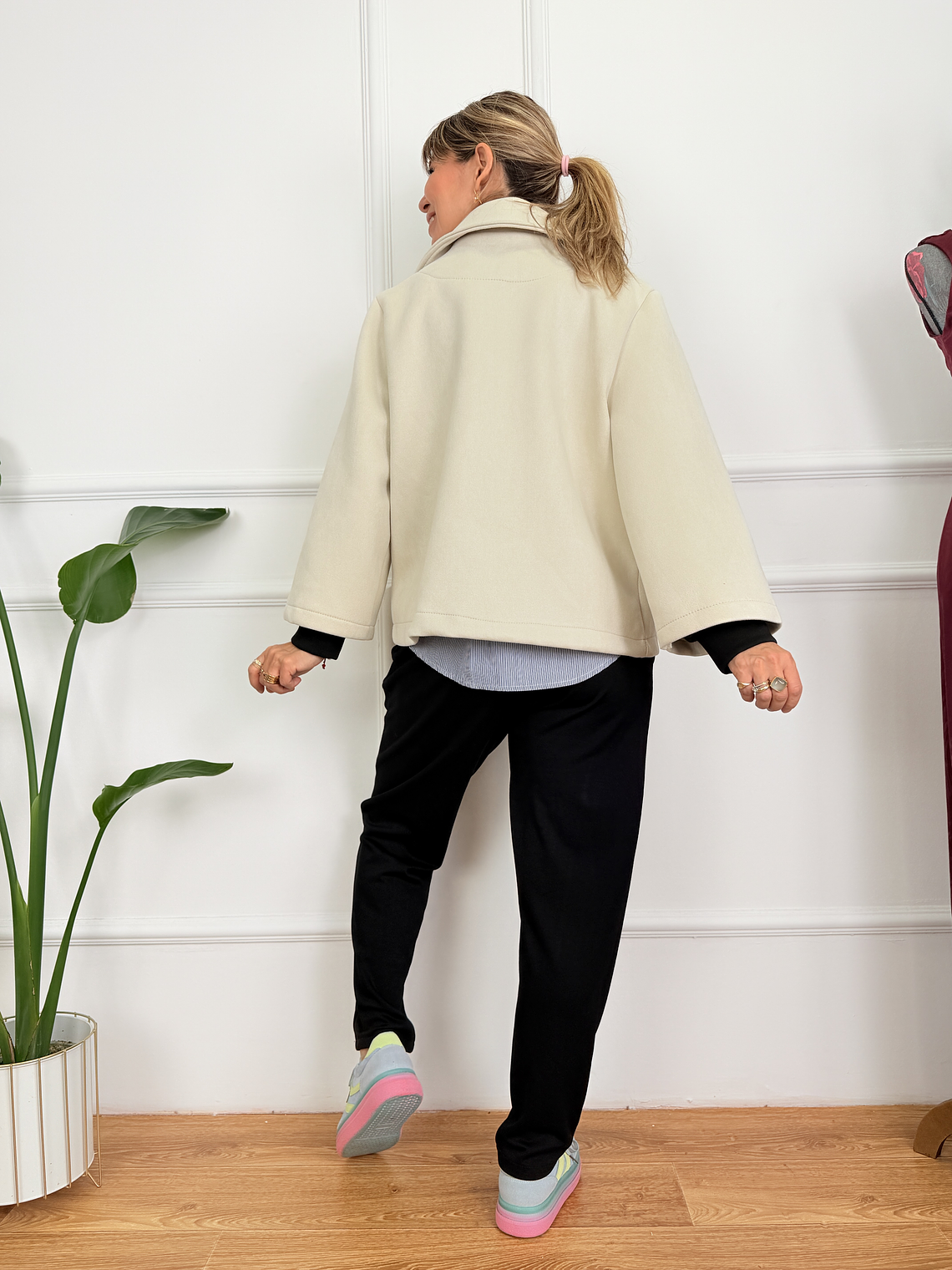 Classique Coat 5307 Ivory  4