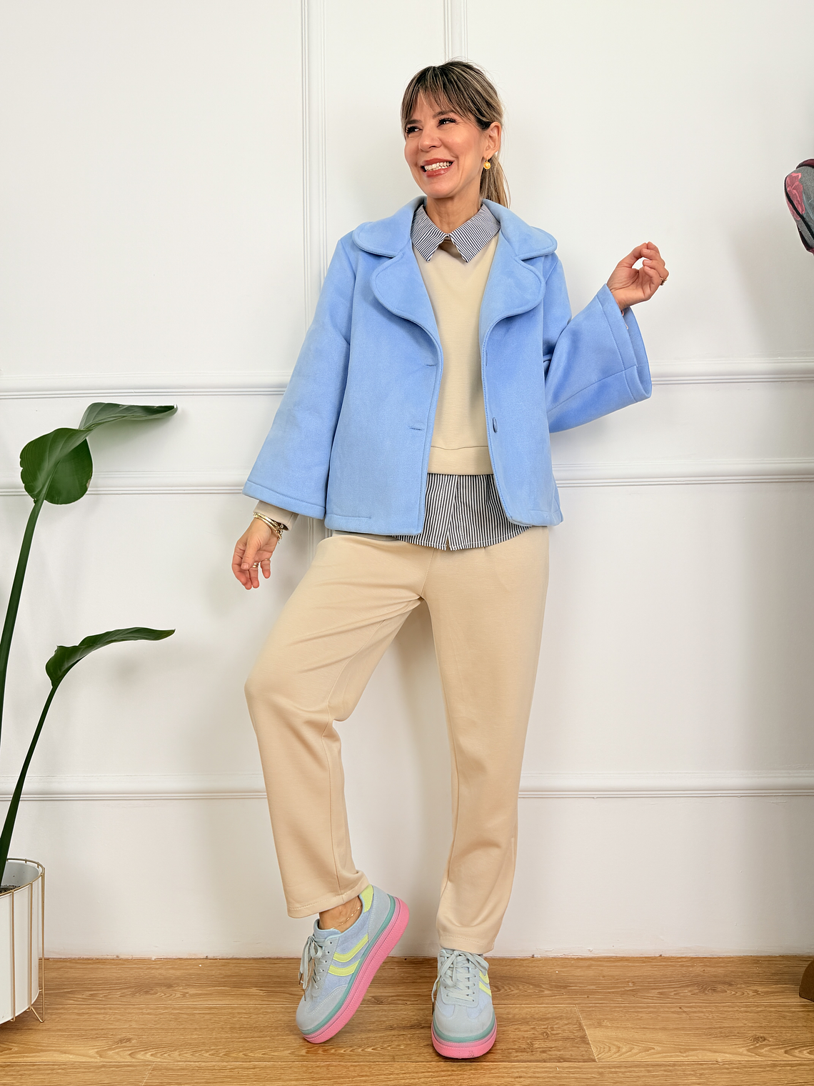 Classique Coat 5307 Baby Blue  3