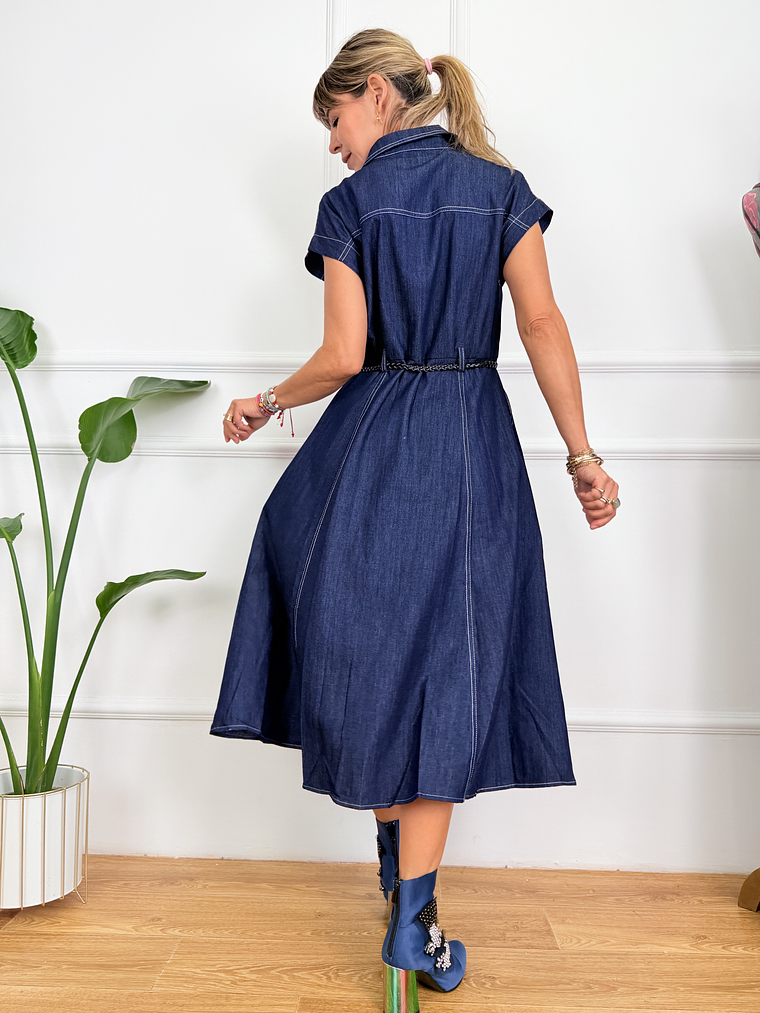 Petal Dress 15991 Blue 3