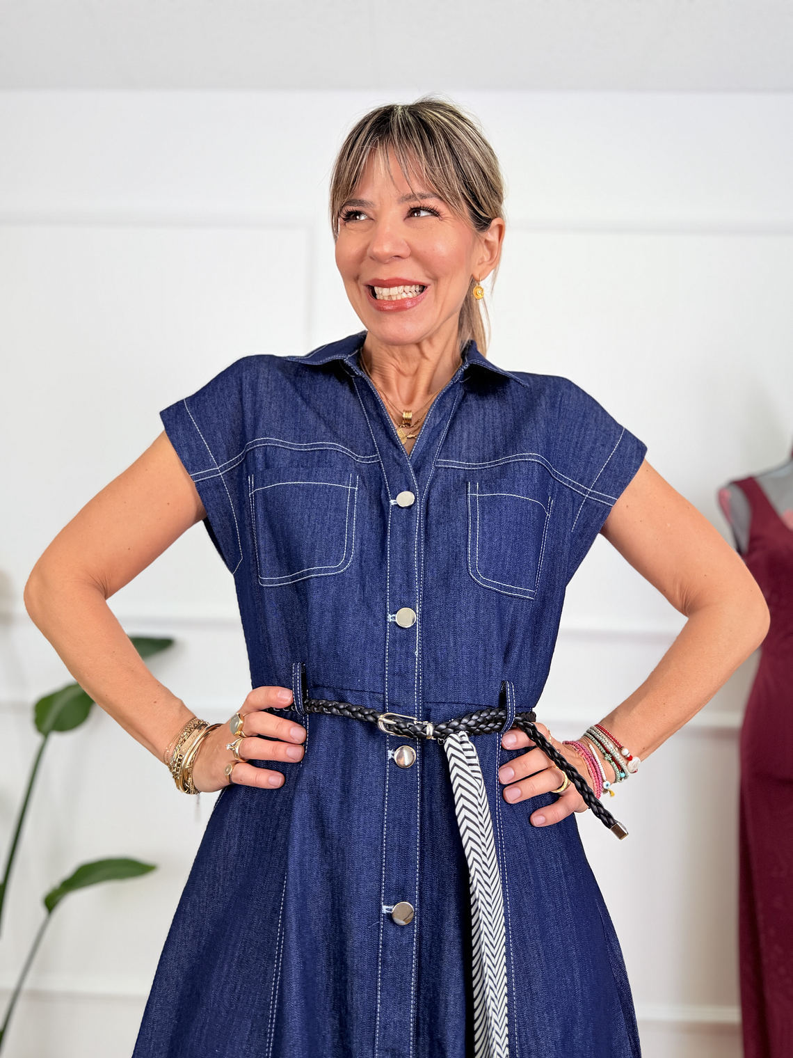 Petal Dress 15991 Blue 4