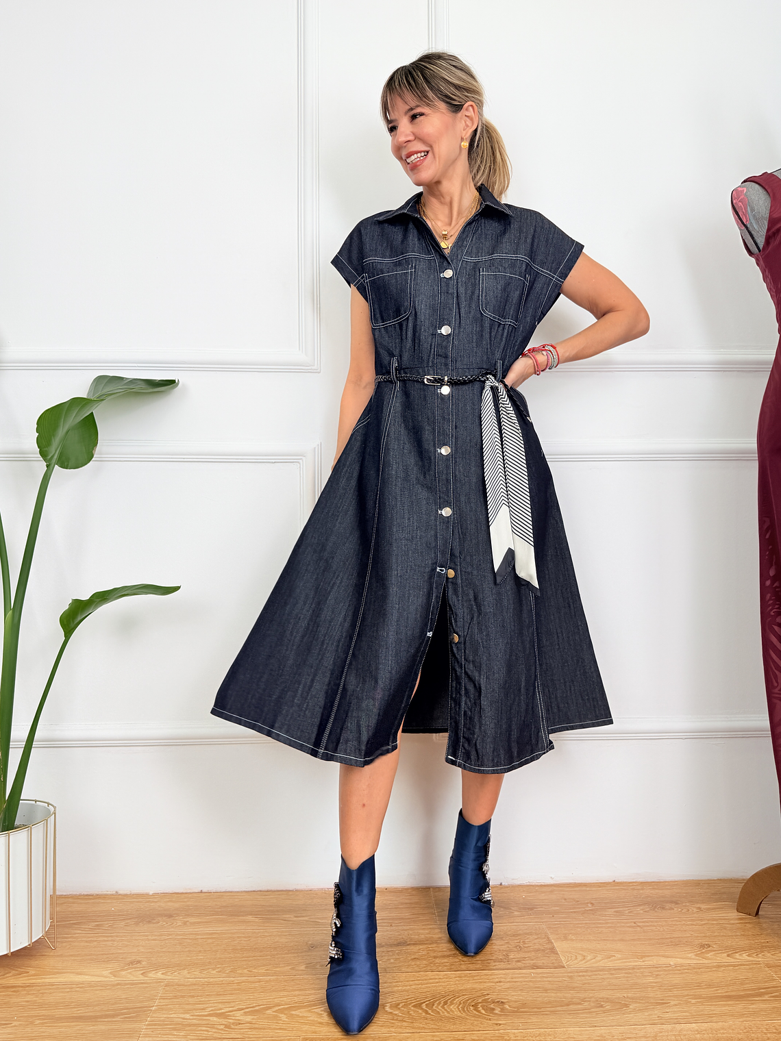 Petal Dress 15991  Black 1