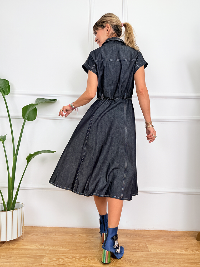 Petal Dress 15991  Black 3