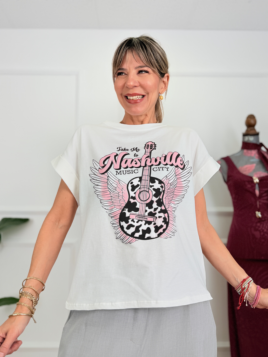 Nashville S4305 T-shirt White  1