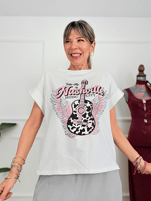 Nashville S4305 T-shirt White 