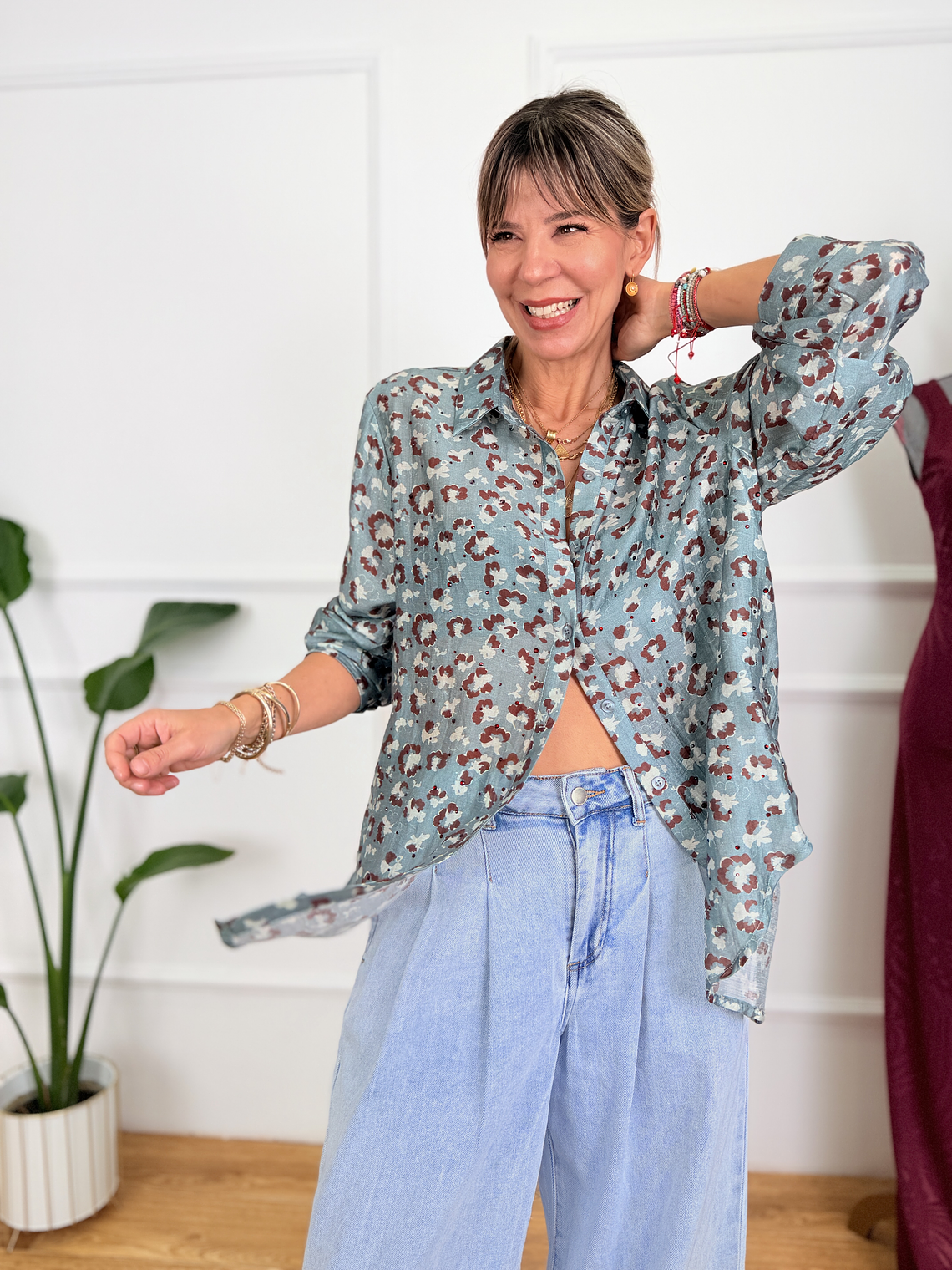 Sylas Shirt 4962600-11 Muted Teal 1